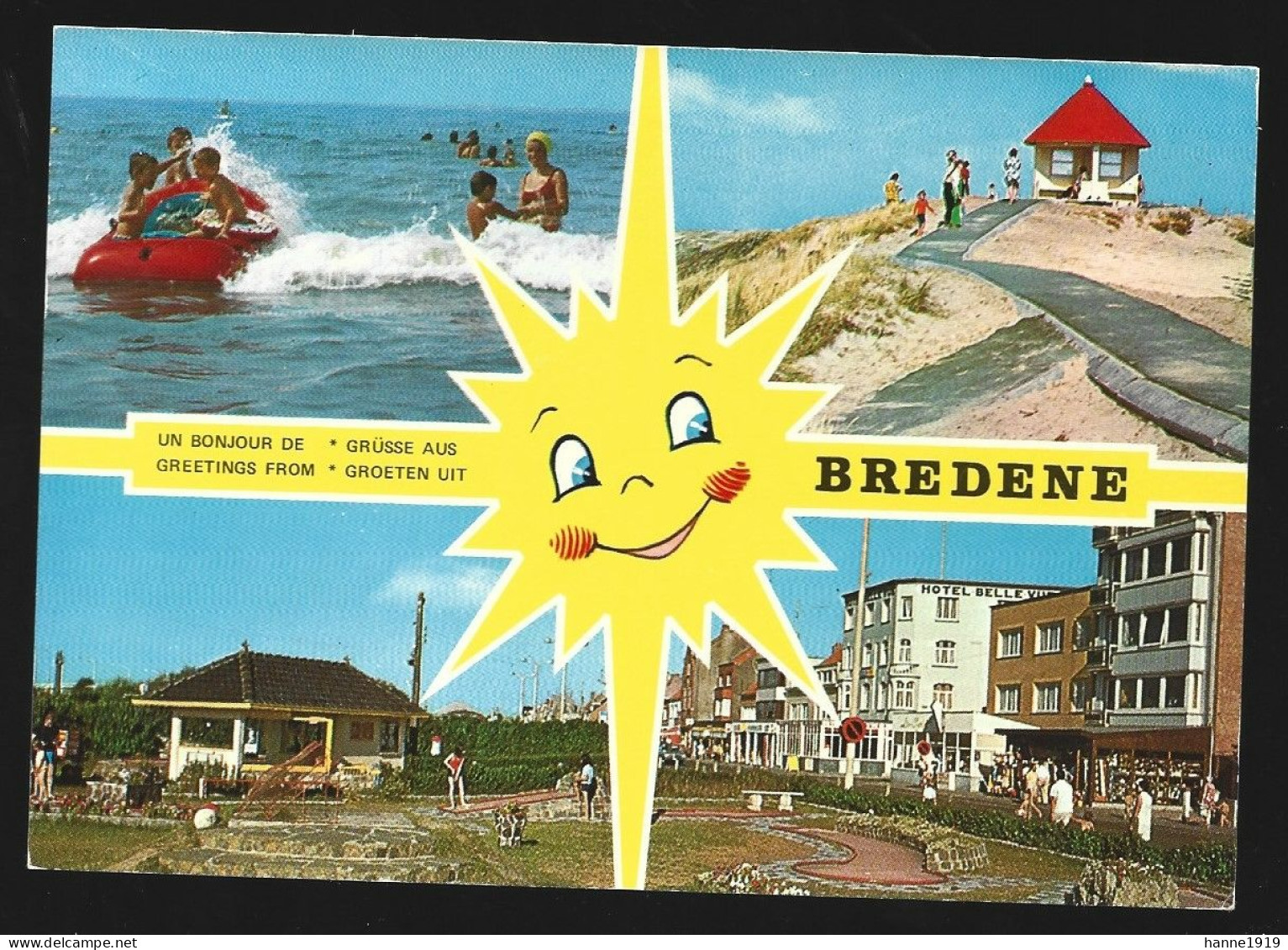 Bredene Multi View Foto Prentkaart Photo Carte Htje - Bredene