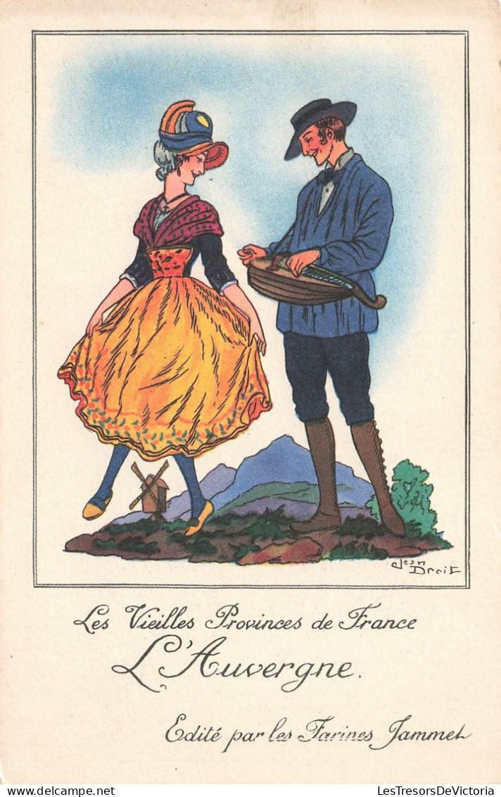 FOLKLORE - Les Vieilles Provinces De France - L'Auvergne - Édité Par Les Farines Jammel - Carte Postale - Andere & Zonder Classificatie