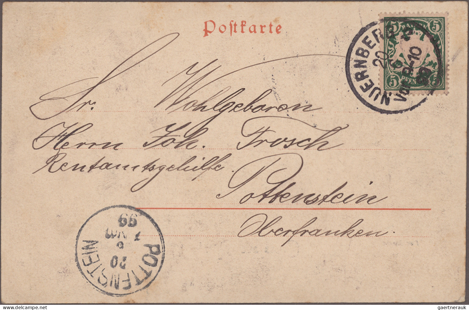 Nachlässe: 1872/2020, Elf Prall Gefüllte Kartons. Gesehen Wurden Altdeutschland, - Kilowaar (min. 1000 Zegels)