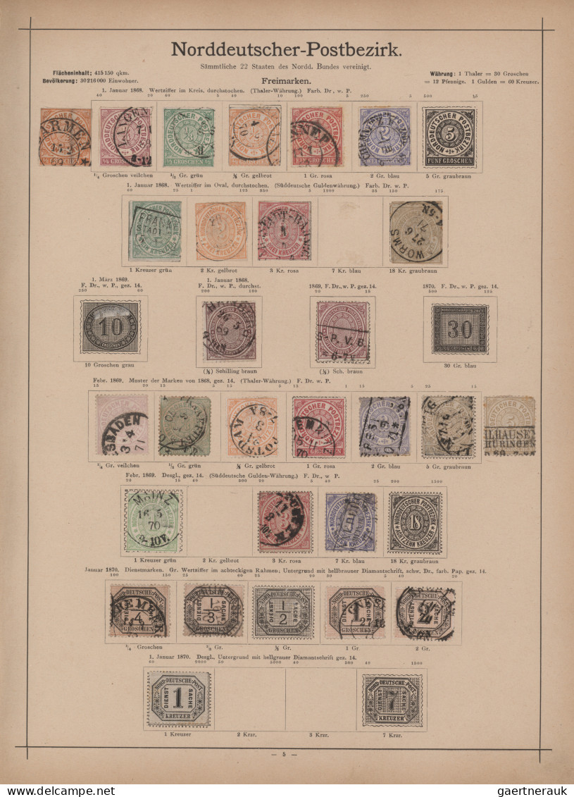 Nachlässe: Die Briefmarkensammlung Des Fabrikanten Karl Herminghaus (1859-1917, - Vrac (min 1000 Timbres)