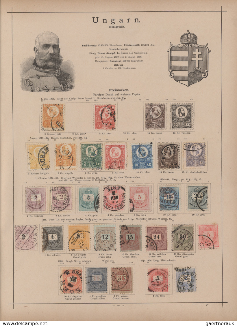 Nachlässe: Die Briefmarkensammlung Des Fabrikanten Karl Herminghaus (1859-1917, - Vrac (min 1000 Timbres)