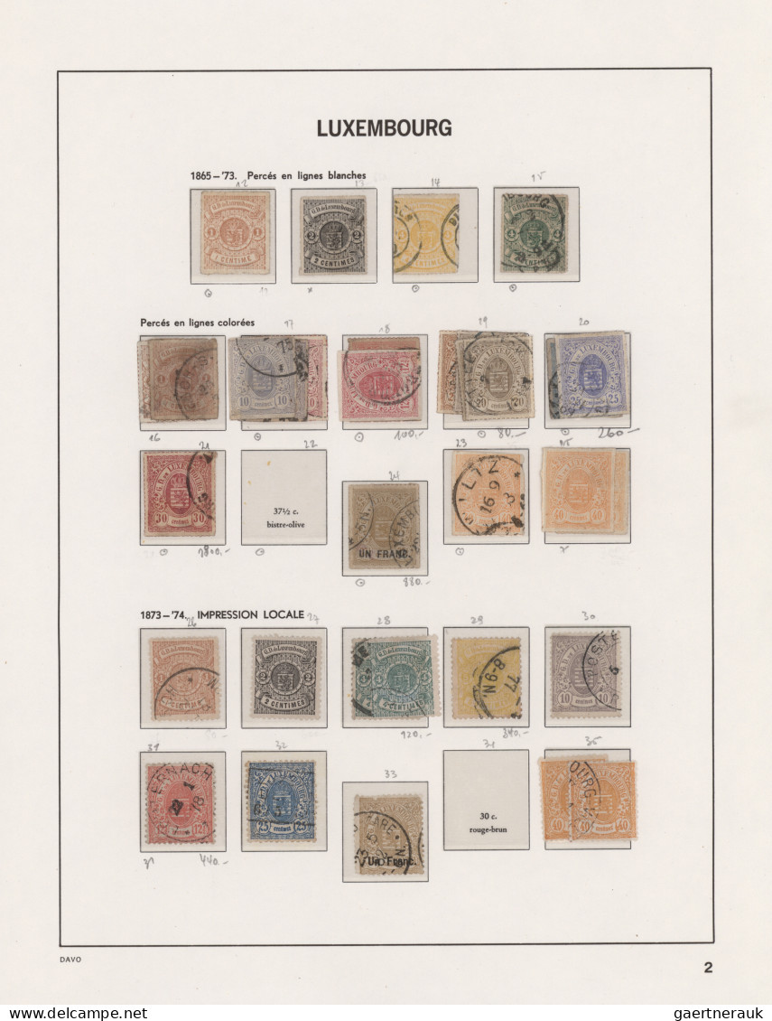 Nachlässe: LETZEBURG Oder DER GROSSE LUXEMBURGER - Umfangreiche Sammlungsaufgabe - Lots & Kiloware (mixtures) - Min. 1000 Stamps