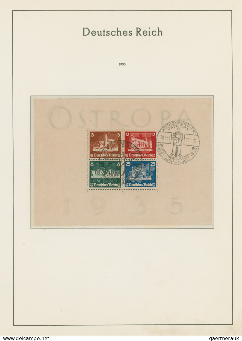 Nachlässe: 1872/1959, Kleiner Sammlungsbestand In 6 Alben Mit Parallel Geführten - Lots & Kiloware (min. 1000 Stück)