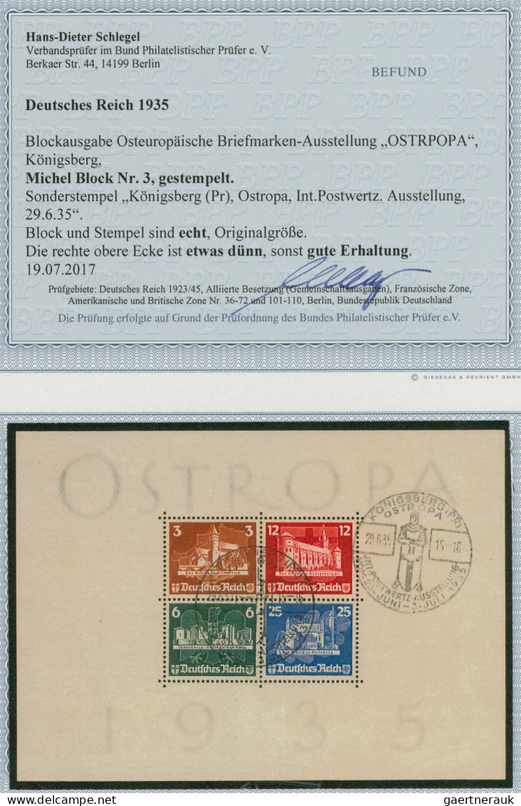 Nachlässe: 1872/1959, Kleiner Sammlungsbestand In 6 Alben Mit Parallel Geführten - Lots & Kiloware (mixtures) - Min. 1000 Stamps