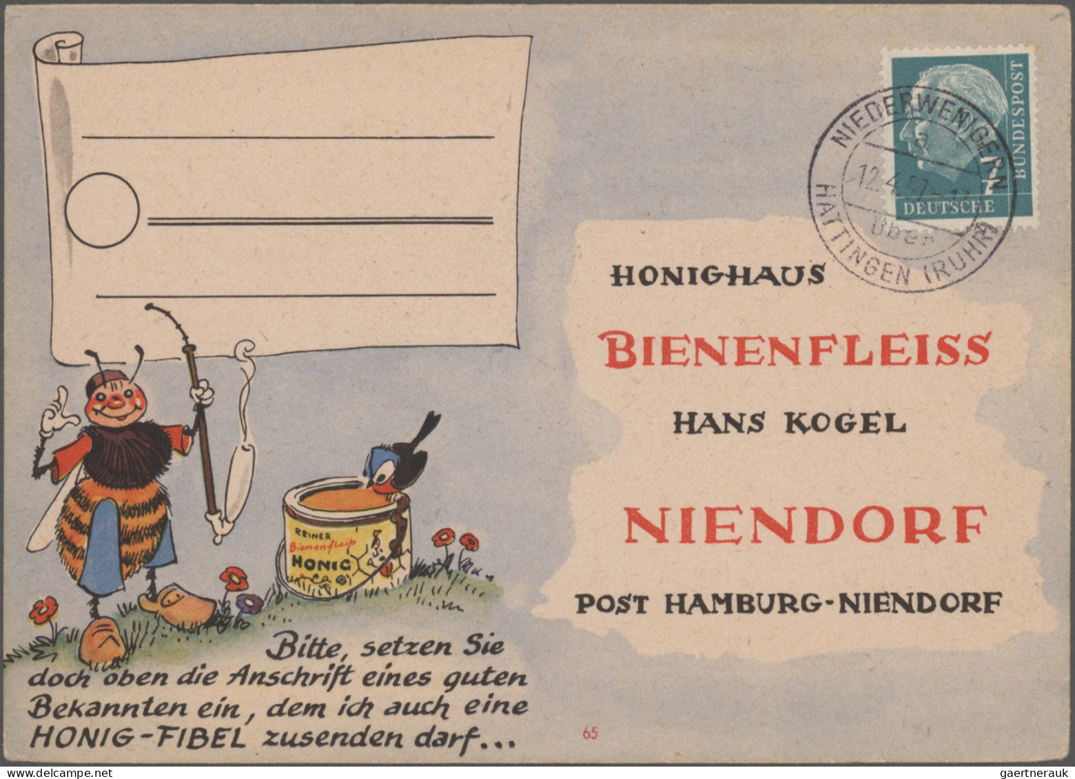 Nachlässe: 1900/1980 Ca., Nachlass Briefe, Ganzsachen Und Karten, Einige Hundert - Kilowaar (min. 1000 Zegels)