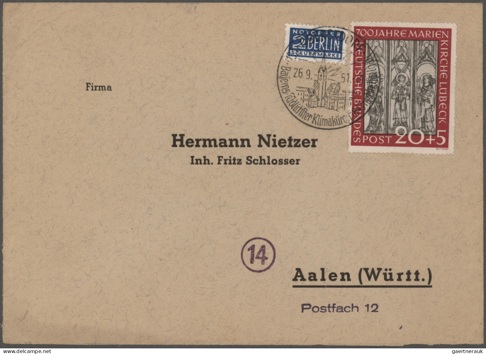 Nachlässe: 1739/1956, DEUTSCHLAND, Posten von alt bis neu mit ca. 90 Briefen, Ka