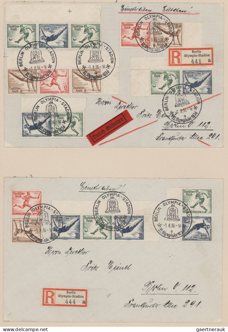 Nachlässe: 1790/1954, DEUTSCHLAND, Posten Mit 8 Vorphilabriefen, Dabei Auch Etwa - Lots & Kiloware (mixtures) - Min. 1000 Stamps