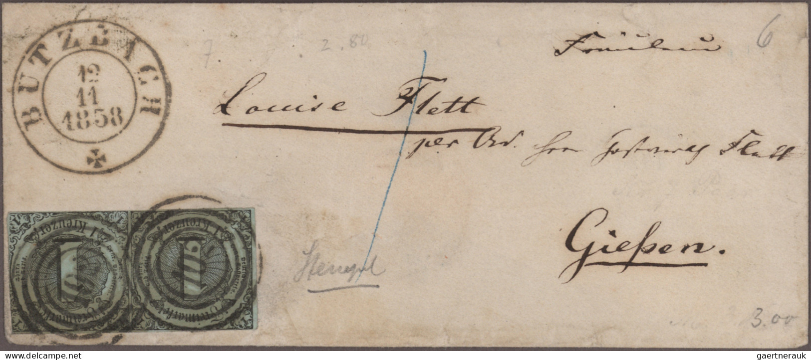 Nachlässe: 1858/2000 Ca., Nachlass Briefe Und Karten Von Alt Bis Neu Mit Einige - Lots & Kiloware (mixtures) - Min. 1000 Stamps
