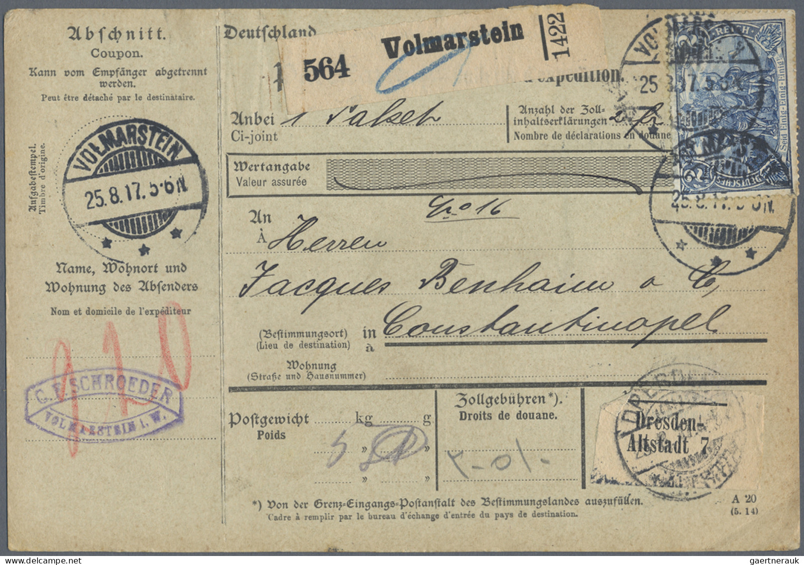 Nachlässe: 1867/1930, DEUTSCHLAND, Nachlass-Restposten Mit über 80 Briefen, Kart - Vrac (min 1000 Timbres)