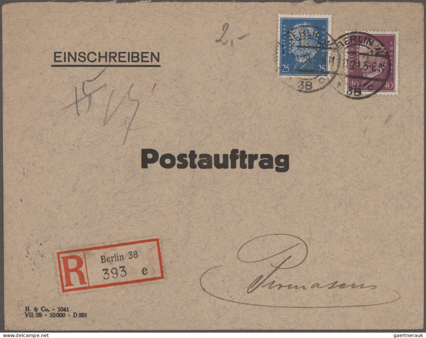 Nachlässe: 1875/1940, DEUTSCHES REICH, Nachlass-Bestand Mit Vielen Briefen, Kart - Lots & Kiloware (mixtures) - Min. 1000 Stamps