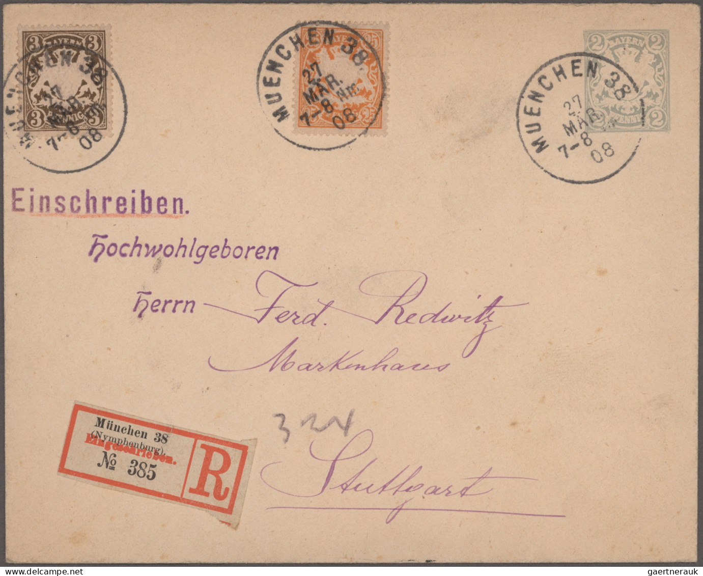 Nachlässe: 1880/1960, Nachlass-Belegposten Deutschland, Schwerpunkt Dt.Reich Und - Lots & Kiloware (min. 1000 Stück)