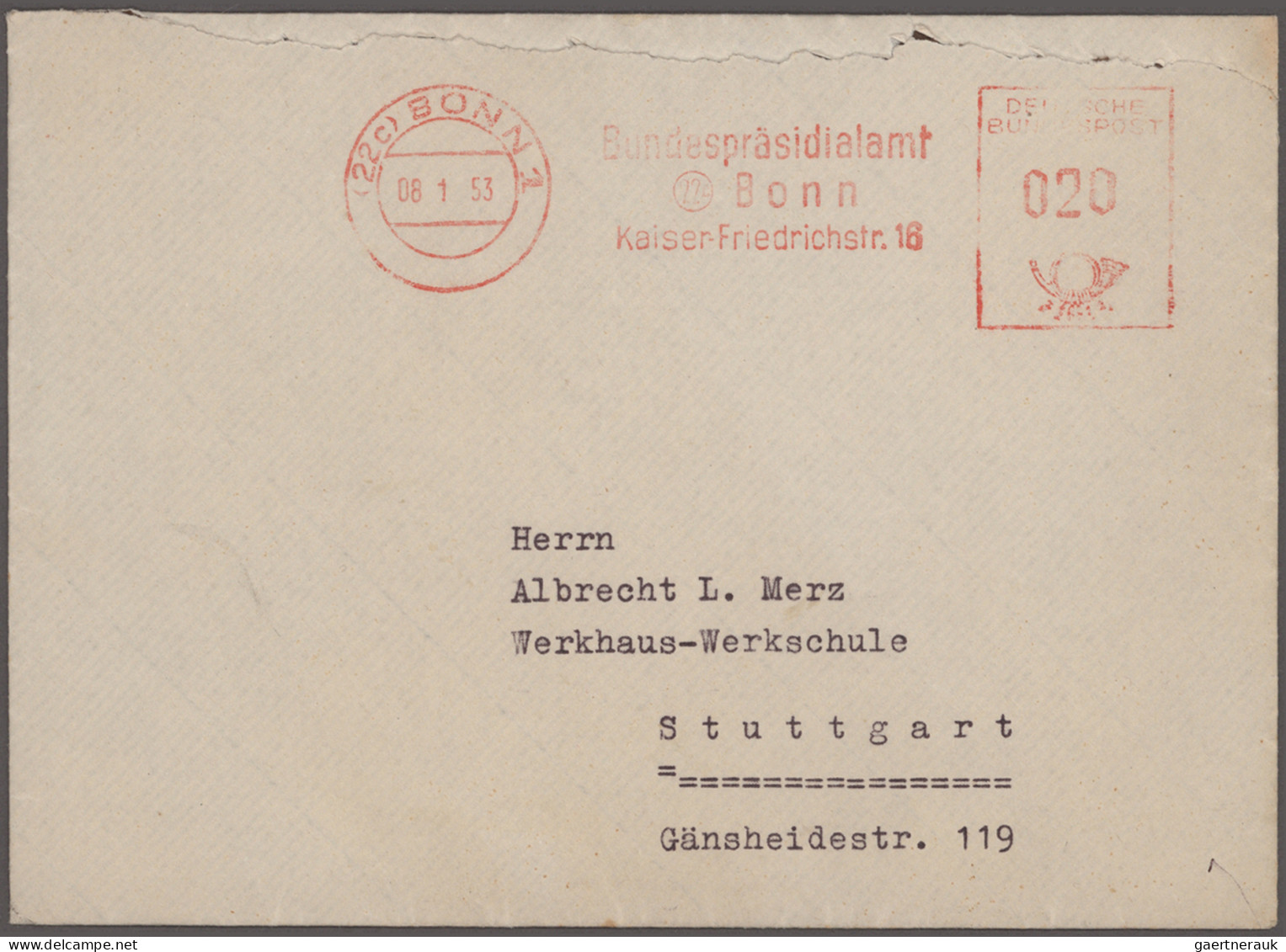 Nachlässe: 1914/1950 Ca., Kleiner Nachlass In 5 Alben Mit Besetzung I. WK Landes - Kilowaar (min. 1000 Zegels)