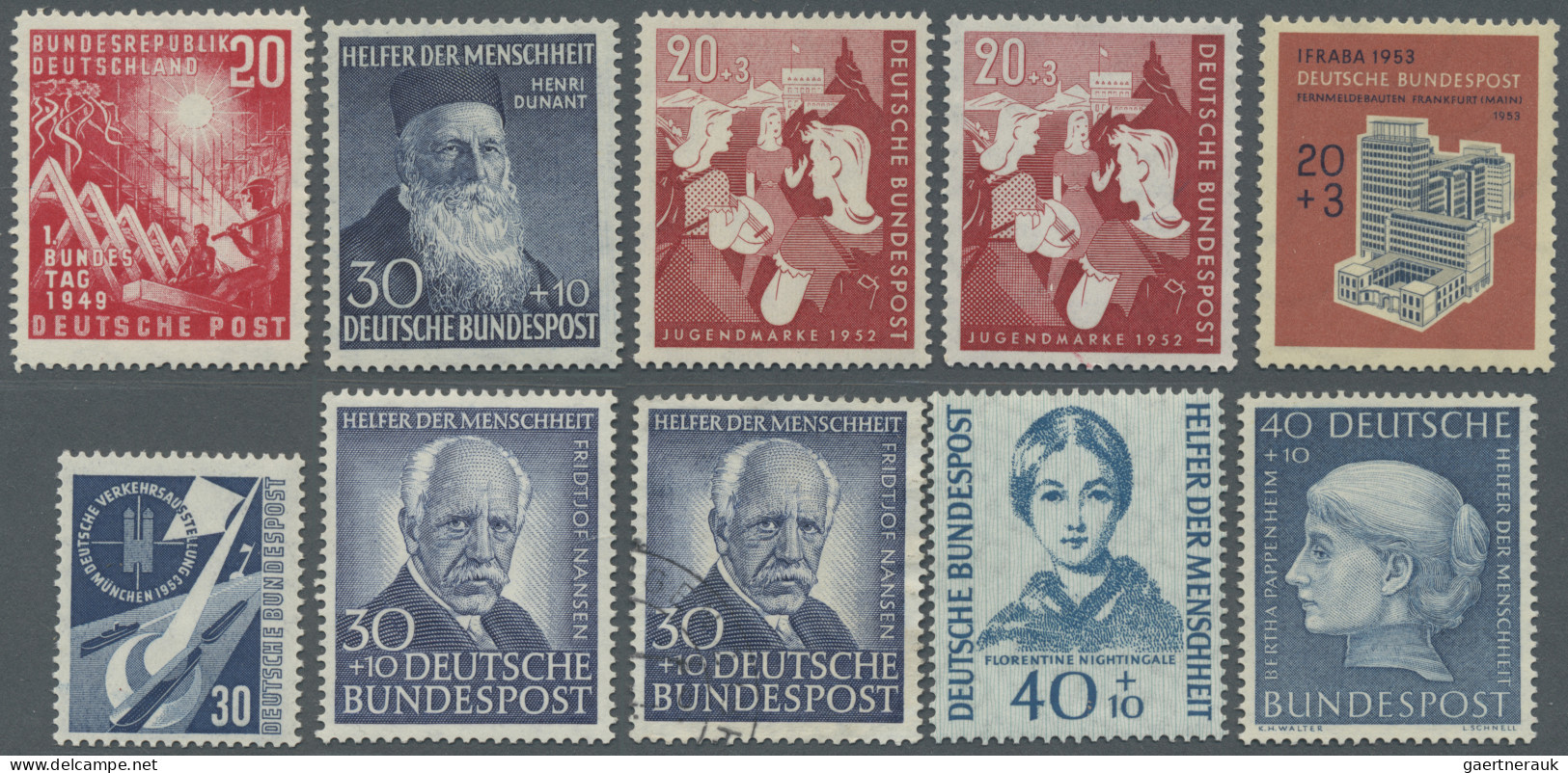 Nachlässe: 1919/2000 (ca), Interessanter Bestand "Deutschland" Dabei Eine Stempe - Vrac (min 1000 Timbres)