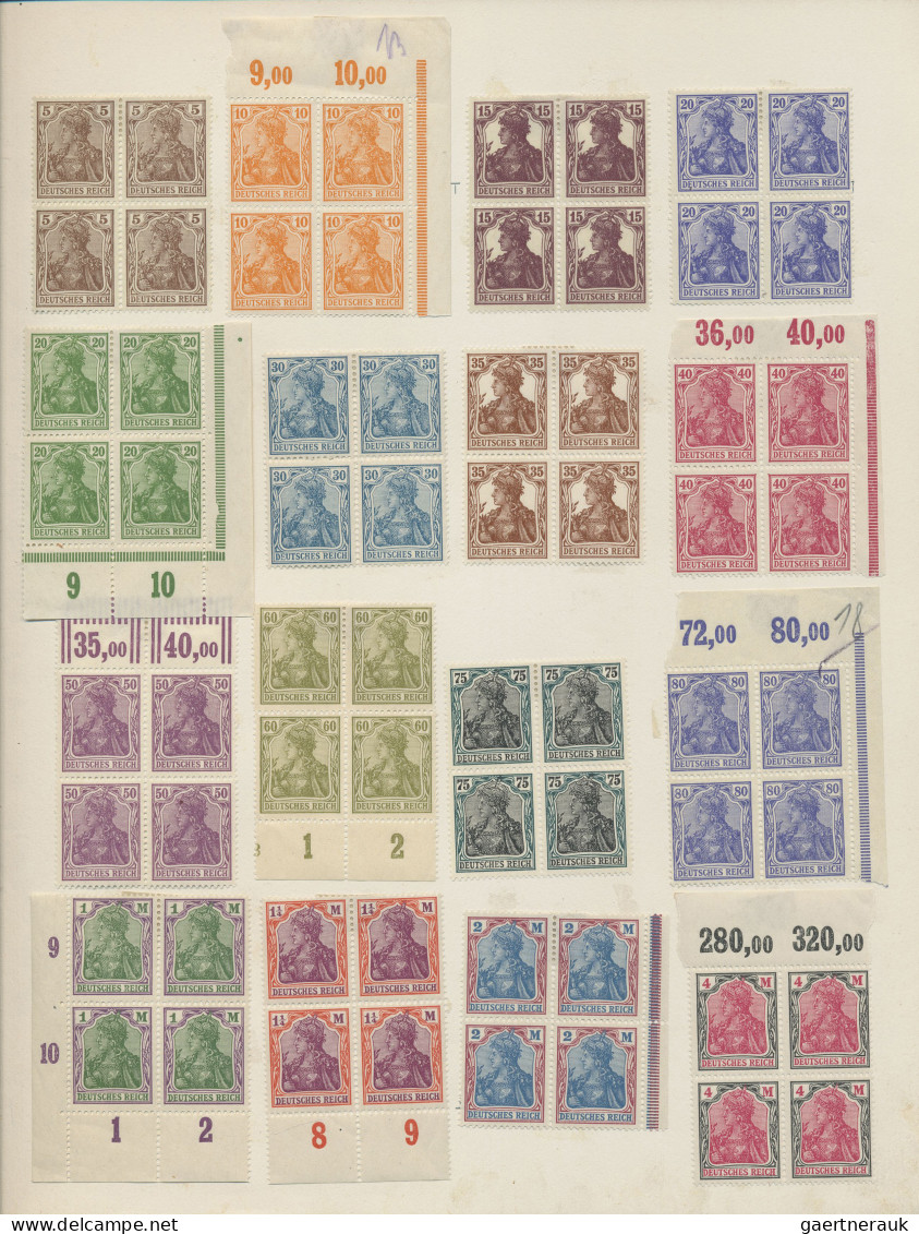 Nachlässe: 1919/2000 (ca), Interessanter Bestand "Deutschland" Dabei Eine Stempe - Vrac (min 1000 Timbres)