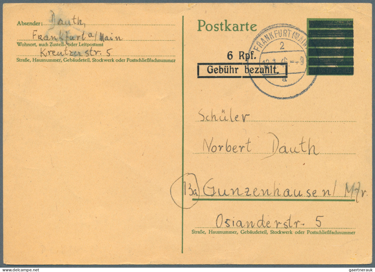 Nachlässe: 1919/2000 (ca), interessanter Bestand "Deutschland" dabei eine Stempe
