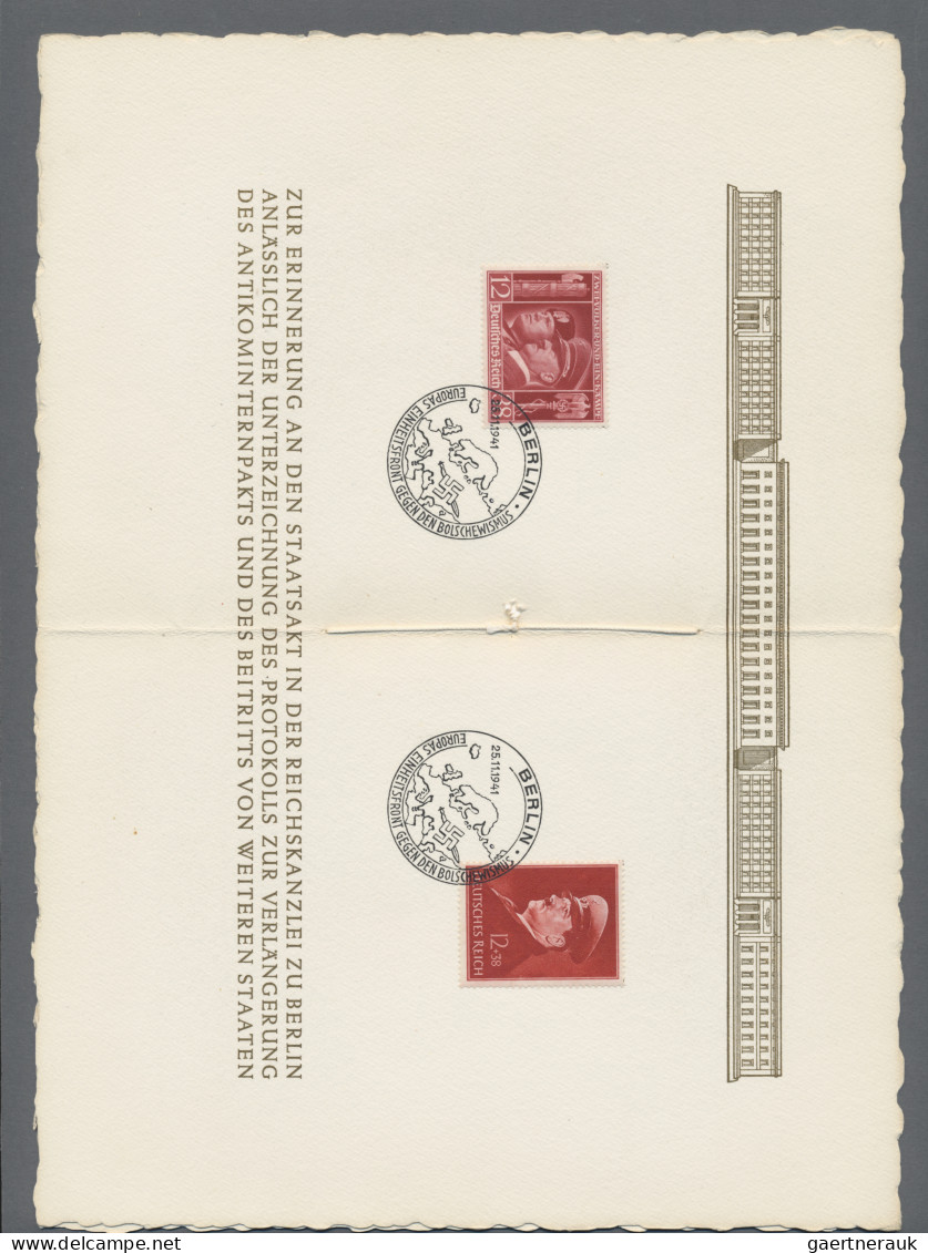 Nachlässe: 1933/1945, III.REICH, Nachlass-Posten Mit Ca. 90 Briefen, Karten Und - Vrac (min 1000 Timbres)