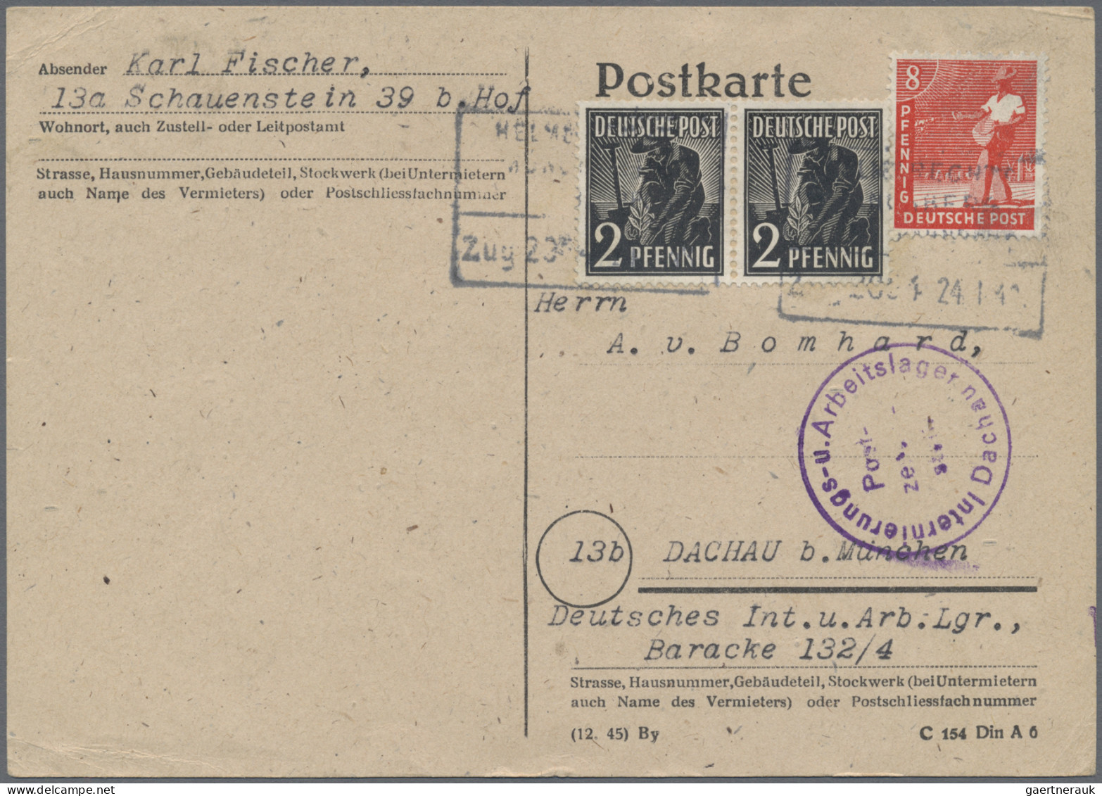 Nachlässe: Uriger Posten Mit Hunderten Belegen Von Altdeutschland Bis Nachkriegs - Lots & Kiloware (mixtures) - Min. 1000 Stamps