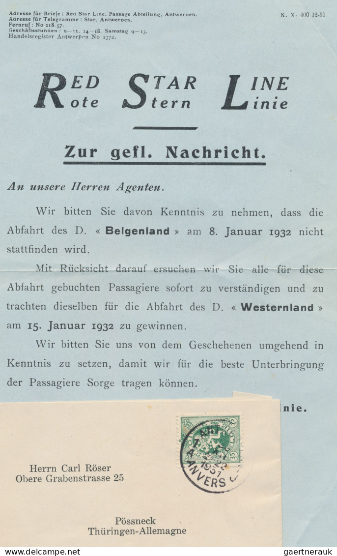 Nachlässe: 1850er-1950er Jahre ca.: Eine großer Schuhkarton voller Briefe, Ganzs