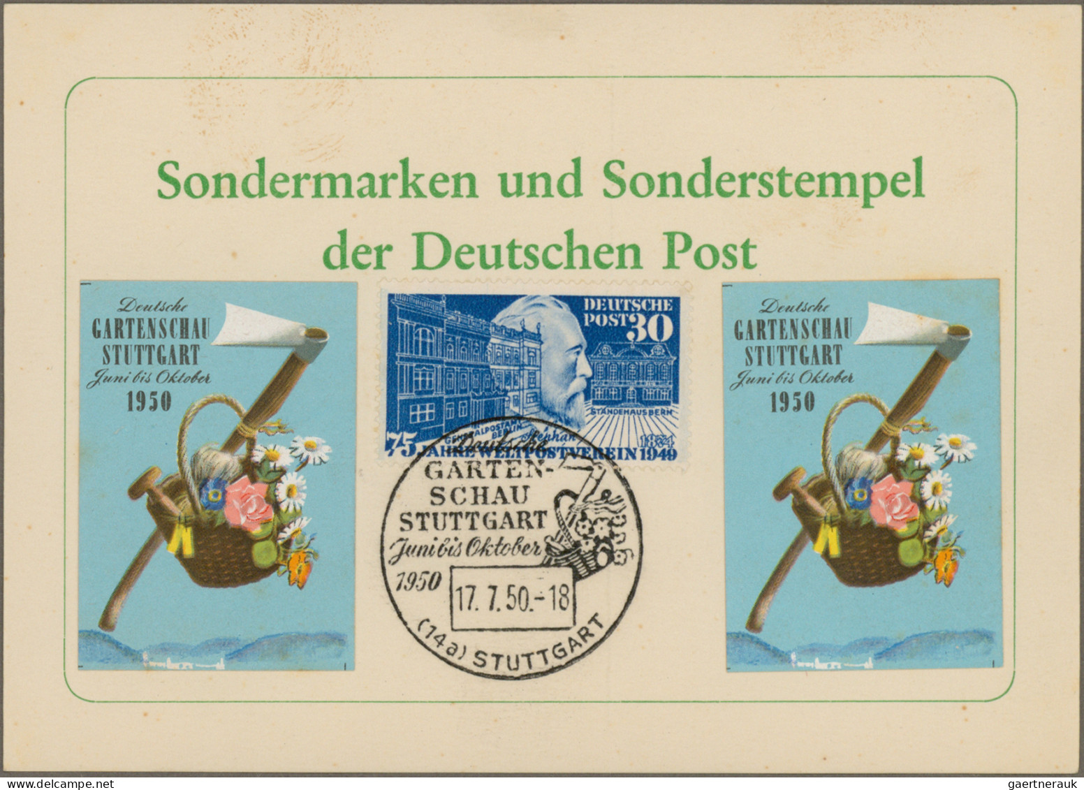 Nachlässe: DIVERSES Aus Sammlernachlass, Dabei Alben Mit SBZ, Asien, Alte Ansich - Vrac (min 1000 Timbres)