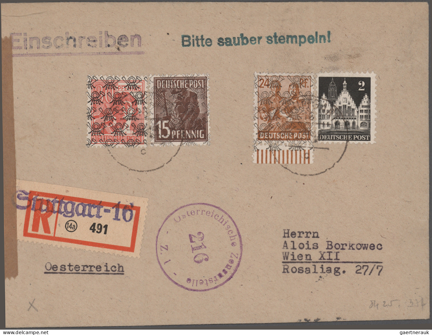 Deutschland: 1840/1960 (ca.), UMFASSENDE BELEGE-SAMMLUNG: guter und breit gefäch