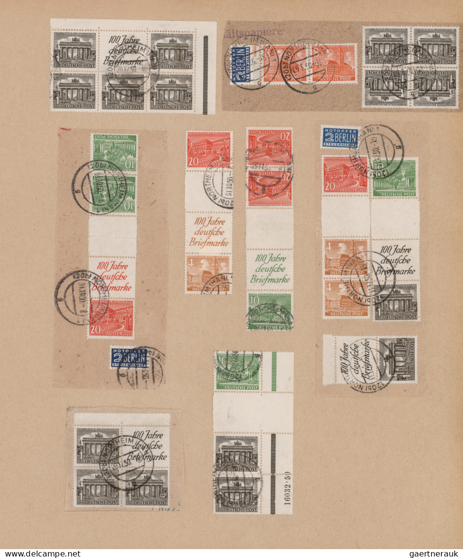 Deutschland: 1872/1981, Sammlung Deutsches Reich, Zonen, Bund, Berlin, Saar (mit