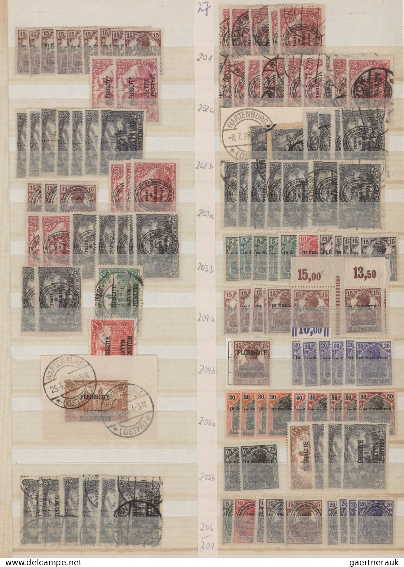 Deutschland: 1900 Ab Ca., Reichhaltiger Sammlungbestand In Ca.20 Alben, Mappen E - Collezioni