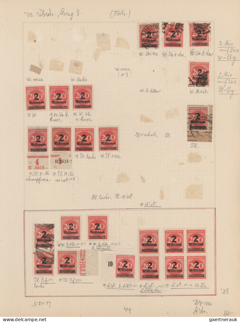 Deutschland: 1900 Ab Ca., Reichhaltiger Sammlungbestand In Ca.20 Alben, Mappen E - Collections