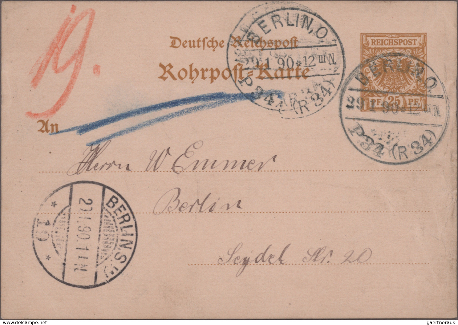 Deutschland: 1900er-1960er Jahre: Mehr Als 150 Briefe, Postkarten Und Ganzsachen - Collections