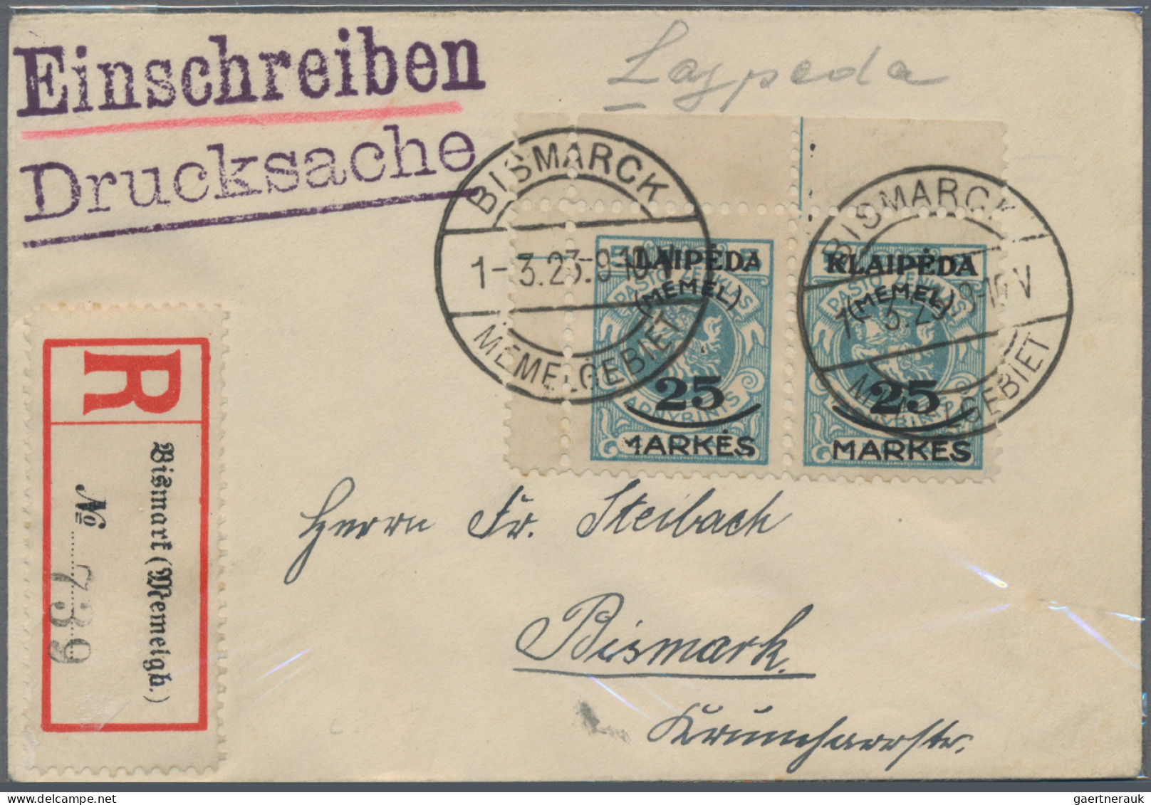 Deutschland - Nebengebiete: 1919/1944 (ca),reichhaltiger Bestand Von 160 Belegen - Collections