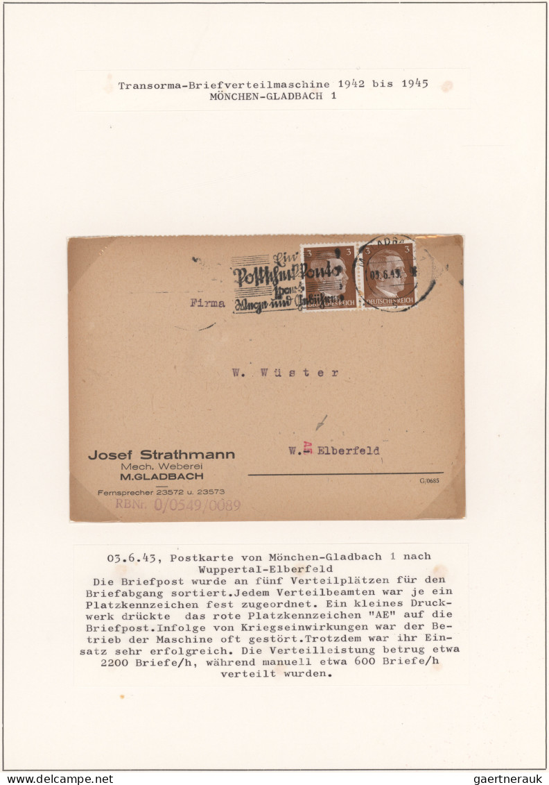 Deutschland - Besonderheiten: 1911/1976 ca. Fundierte Sammlung zur Entwicklung d
