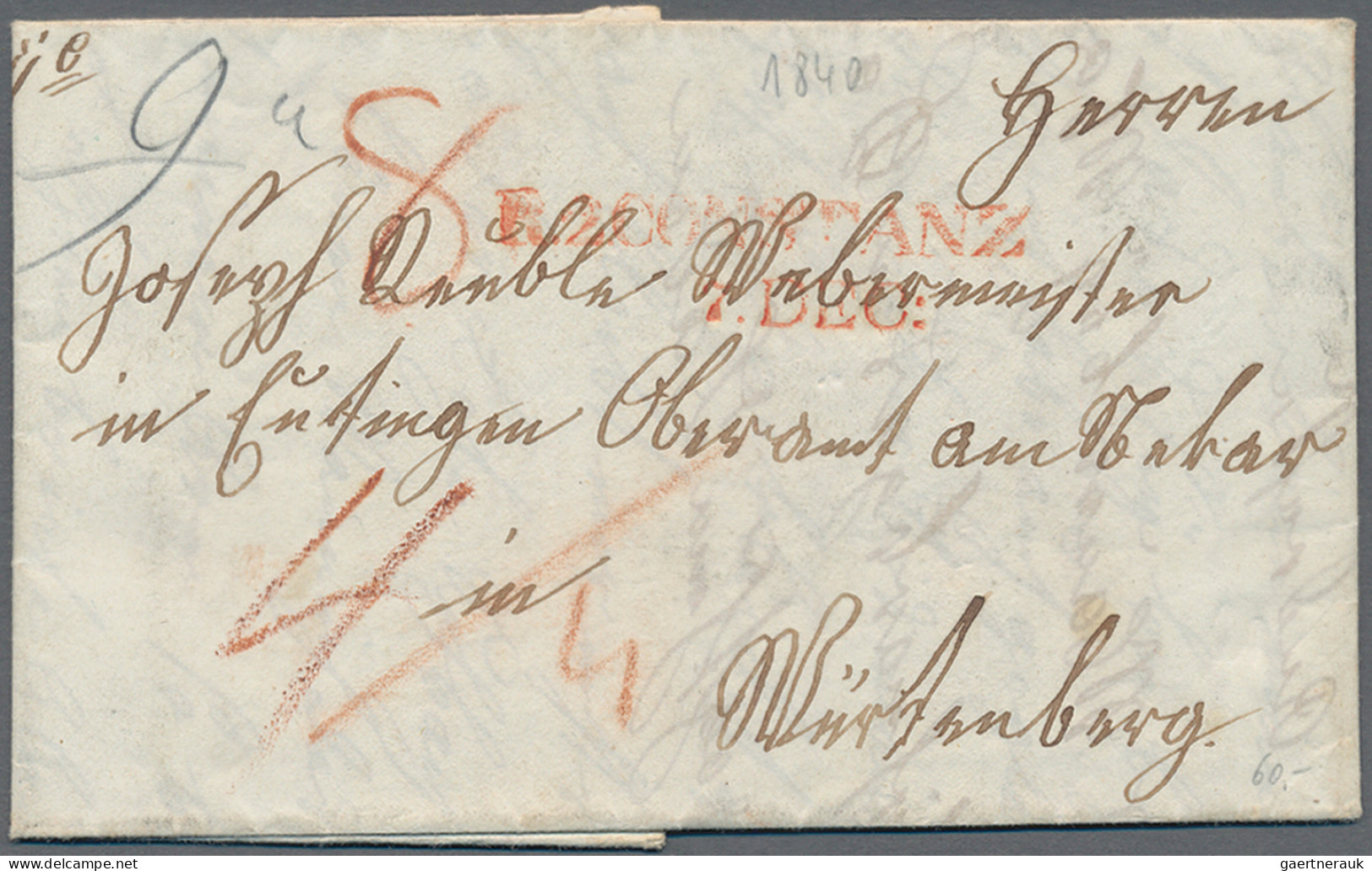 Heimat: Baden-Württemberg: 1809/1938, KONSTANZ, Nette Zusammenstellung Mit 13 Be - Other