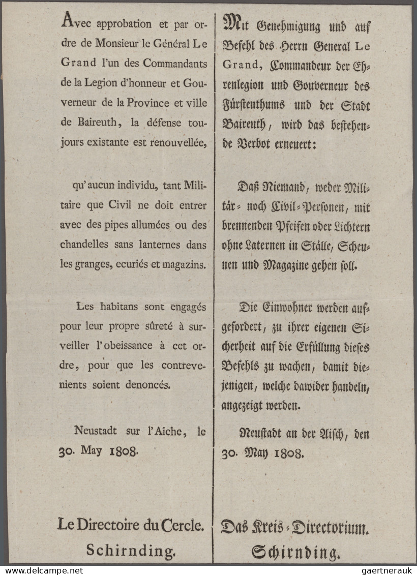 Heimat: Bayern: 1600/1980 (ca.), Neustadt a.d.Aisch, vielseitige Sammlung von ca