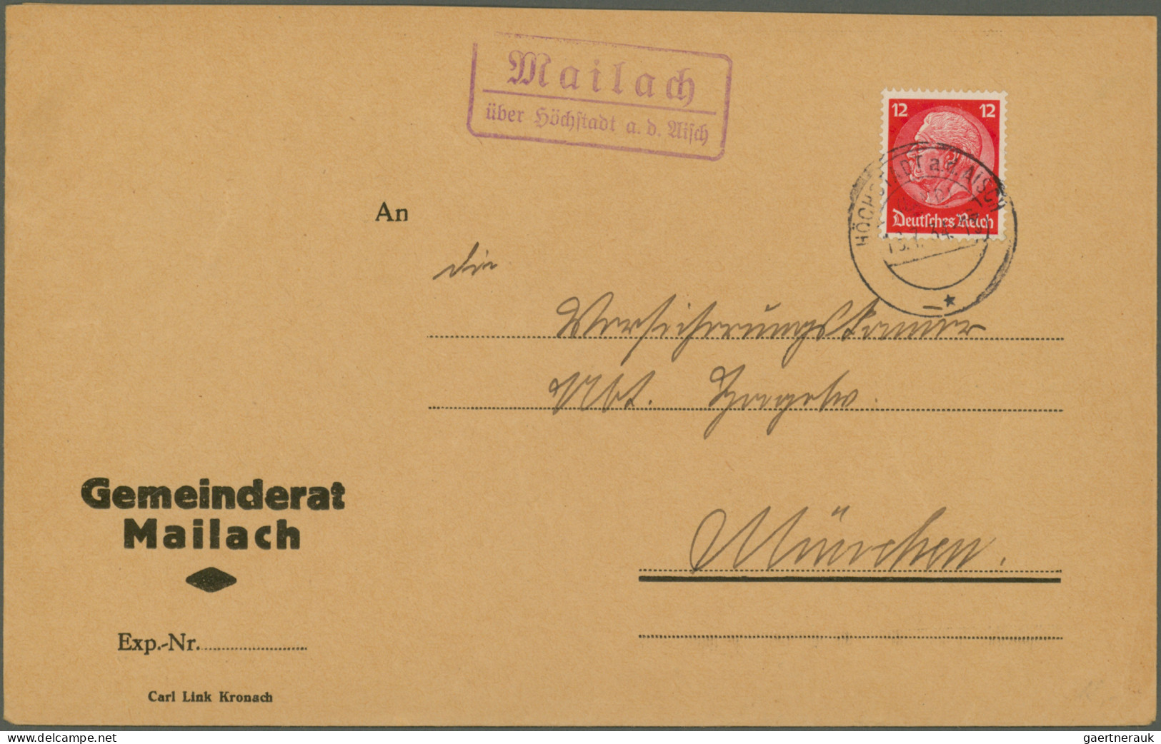 Heimat: Bayern: 1932/1963, Landpoststempel (Posthilfsstellenstempel), Vielseitig - Autres