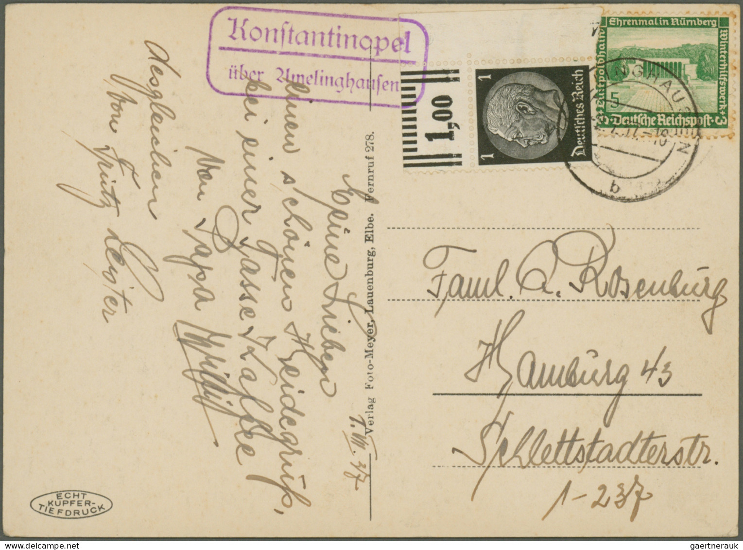 Heimat: Niedersachsen: 1932/1964, Landpoststempel (Posthilfsstellenstempel), vie