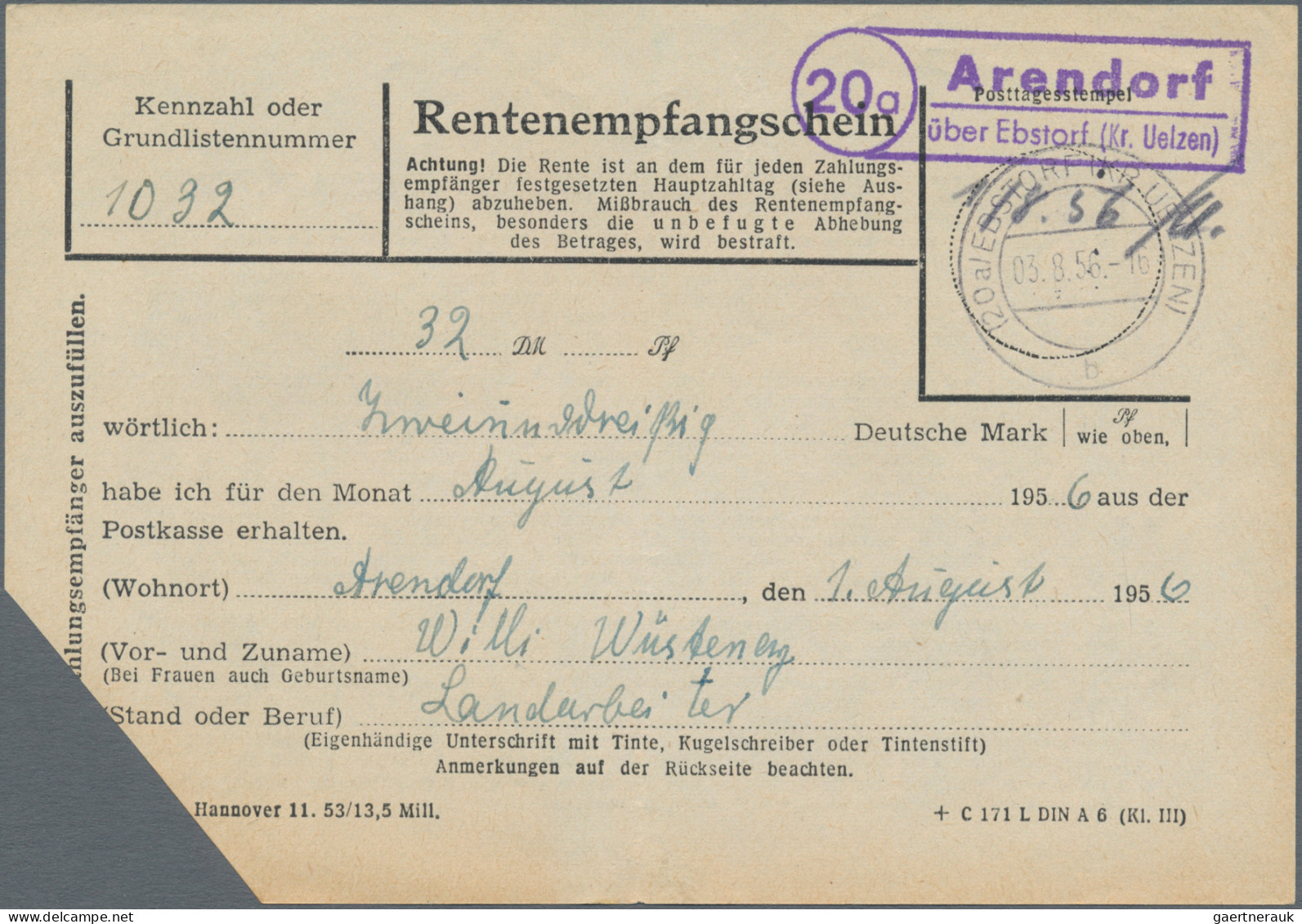 Heimat: Niedersachsen: 1947/1960, EBSTORF/KR.UELZEN Und Umgebung, Partie Von Pos - Andere