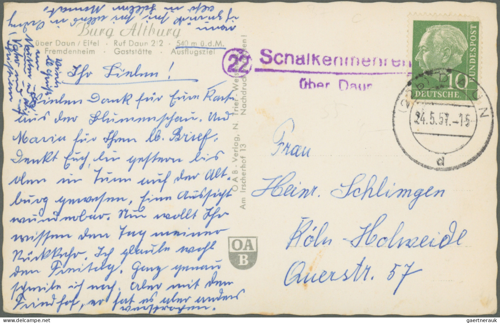 Heimat: Rheinland-Pfalz: 1932/1963, Landpoststempel (Posthilfsstellenstempel), V - Other