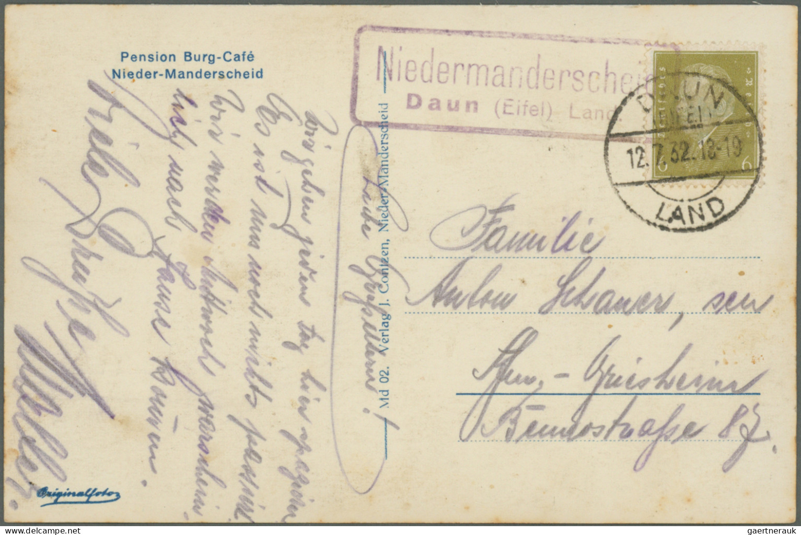 Heimat: Rheinland-Pfalz: 1932/1963, Landpoststempel (Posthilfsstellenstempel), v