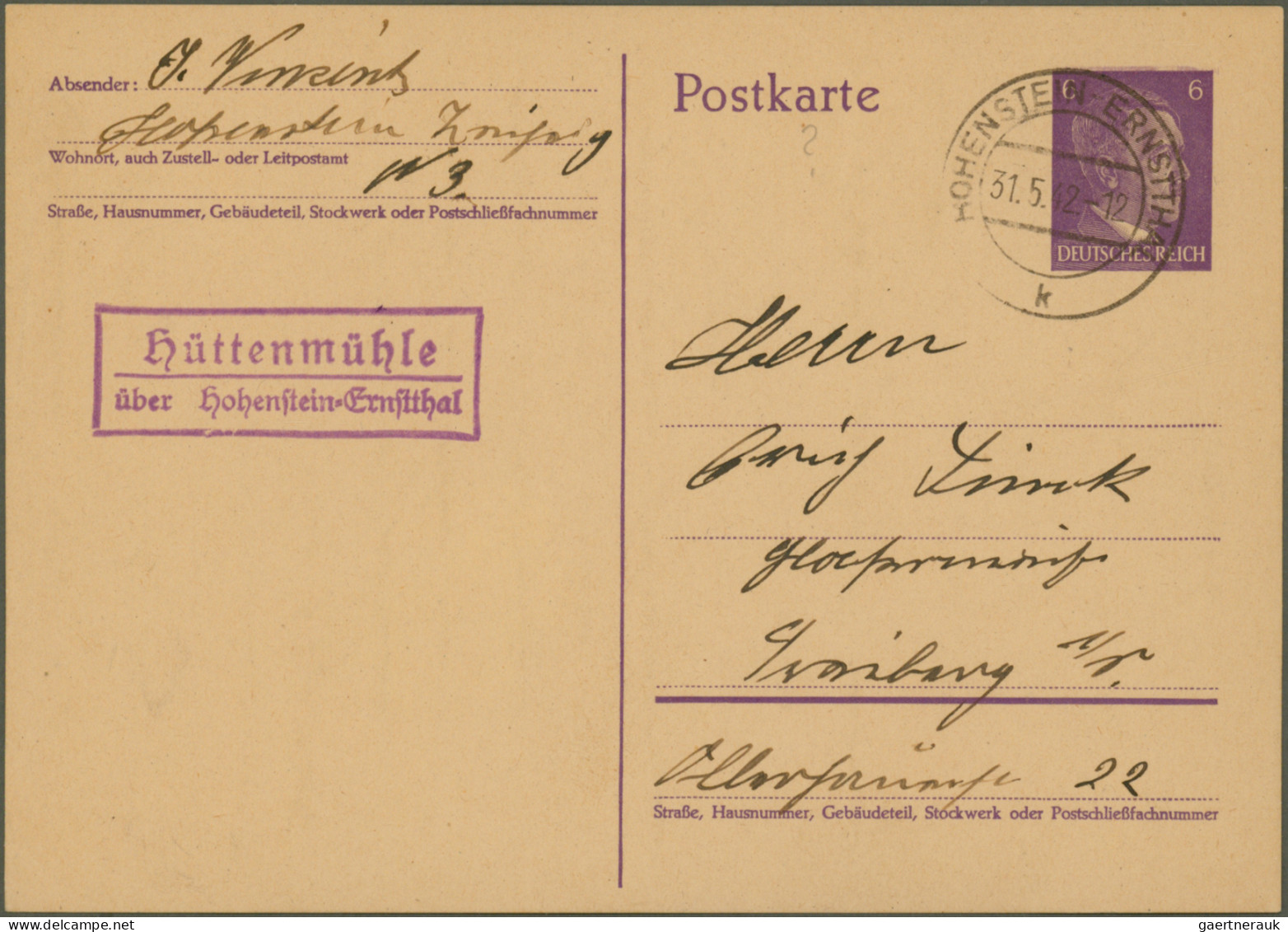 Heimat: Sachsen: 1930/1991, Landpoststempel (Posthilfsstellenstempel), Sachsen,