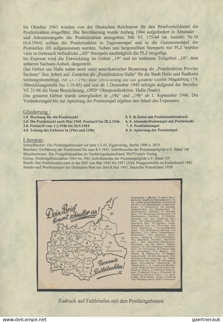 Heimat: Sachsen-Anhalt: 1944 - 1955 (ca.), Die Ausstellungs-Sammlung "Die Postle - Other