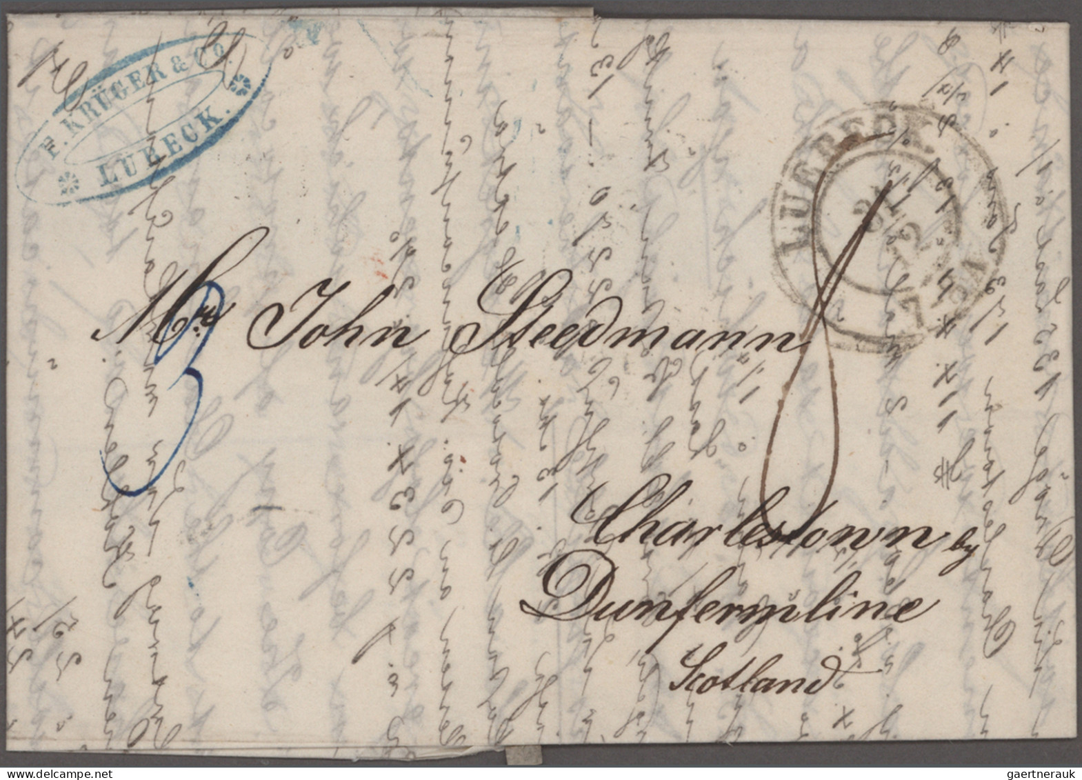 Altdeutschland - Vorphila: 1800/1850 (ca.), Altdeutschland Und Alteuropa, Sammlu - Prephilately