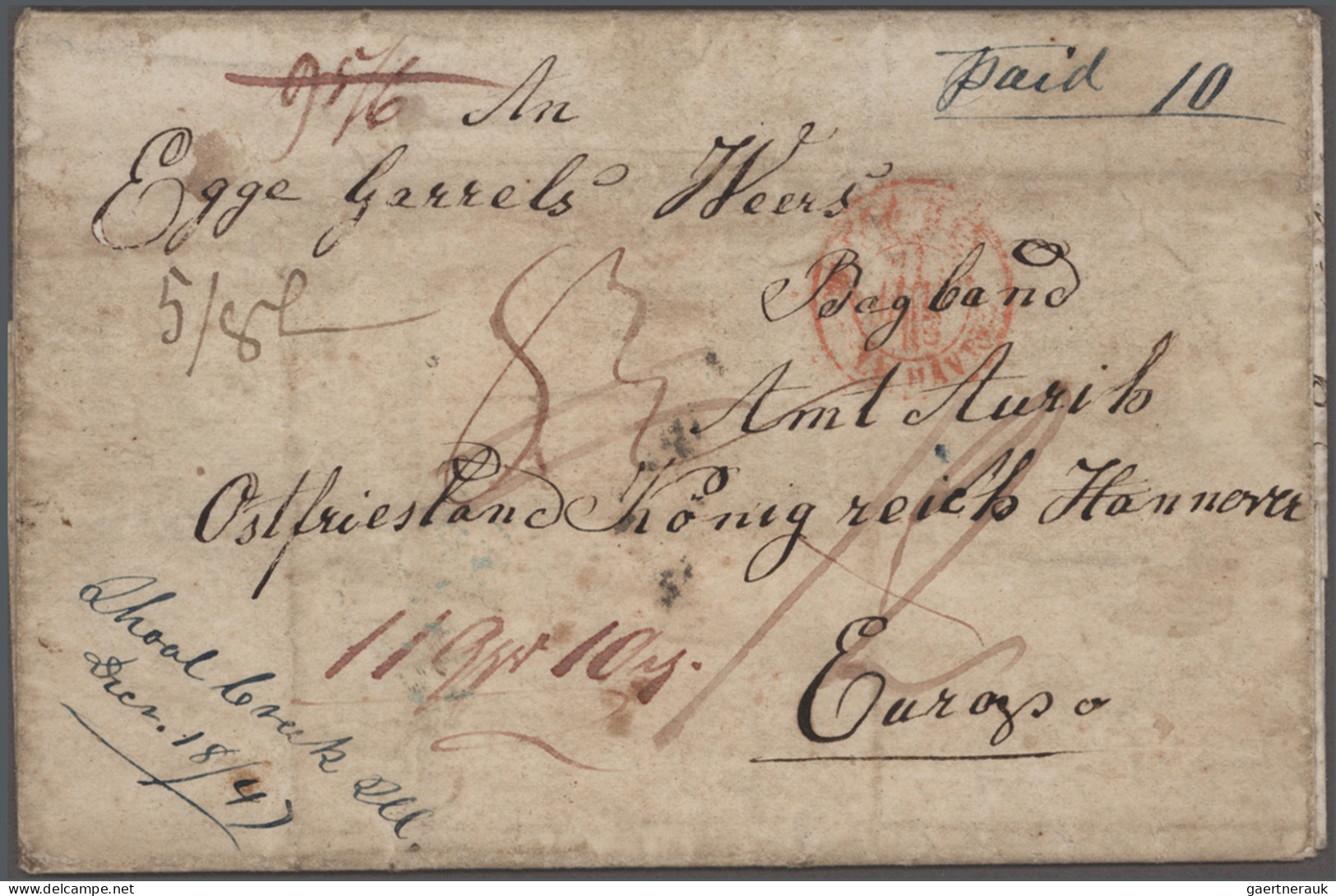 Altdeutschland - Vorphila: 1800/1850 (ca.), Altdeutschland Und Alteuropa, Sammlu - Prephilately