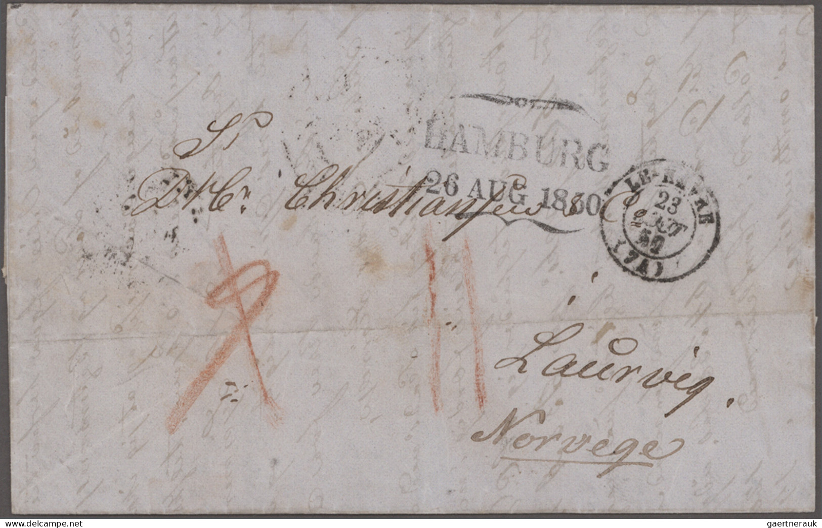 Altdeutschland - Vorphila: 1800/1850 (ca.), Altdeutschland Und Alteuropa, Sammlu - Prephilately