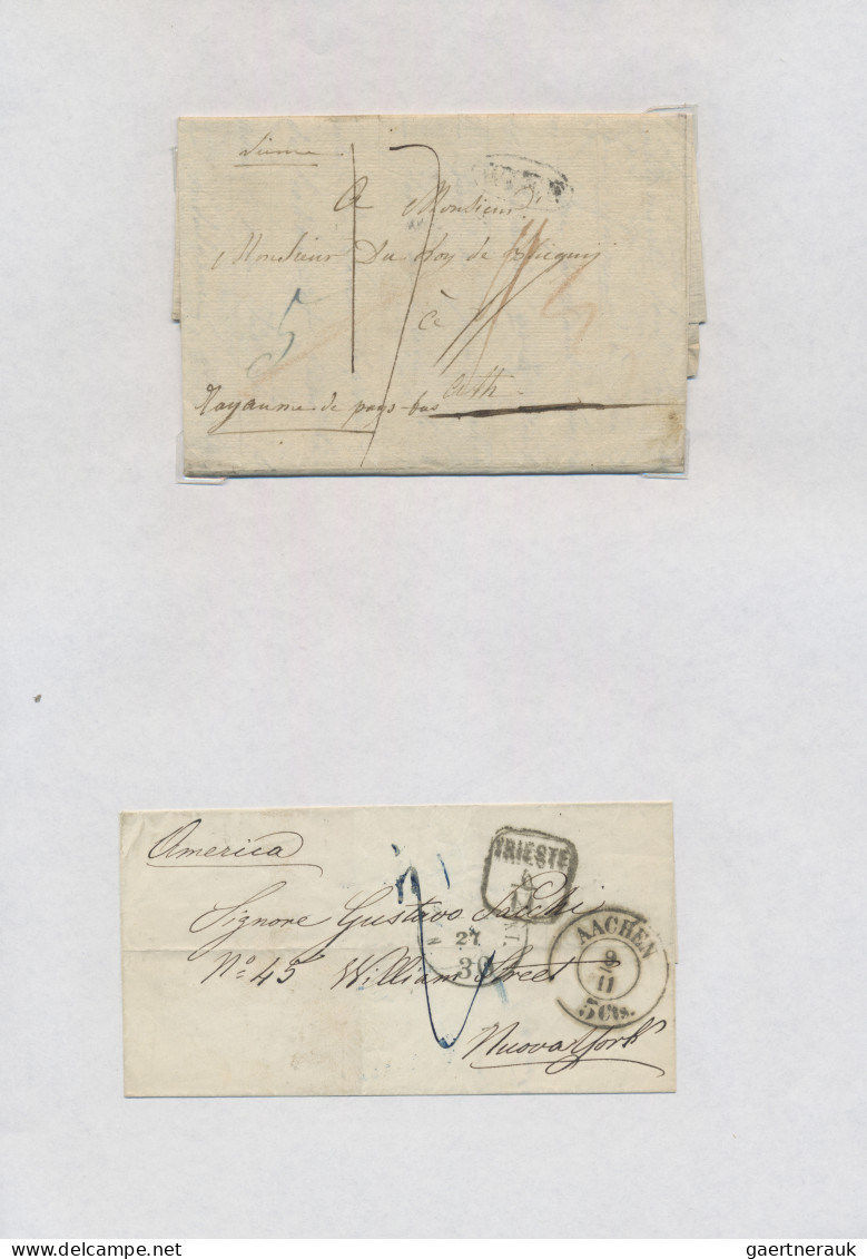 Altdeutschland - Vorphila: 1820/1850 Ca., Saubere Sammlung Mit über 145 Vorphila - Prephilately