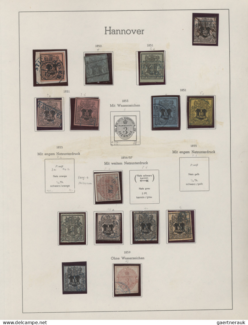 Altdeutschland: 1849/1920, Interessante Und Reichhaltige Alte General-Schwarte M - Collections