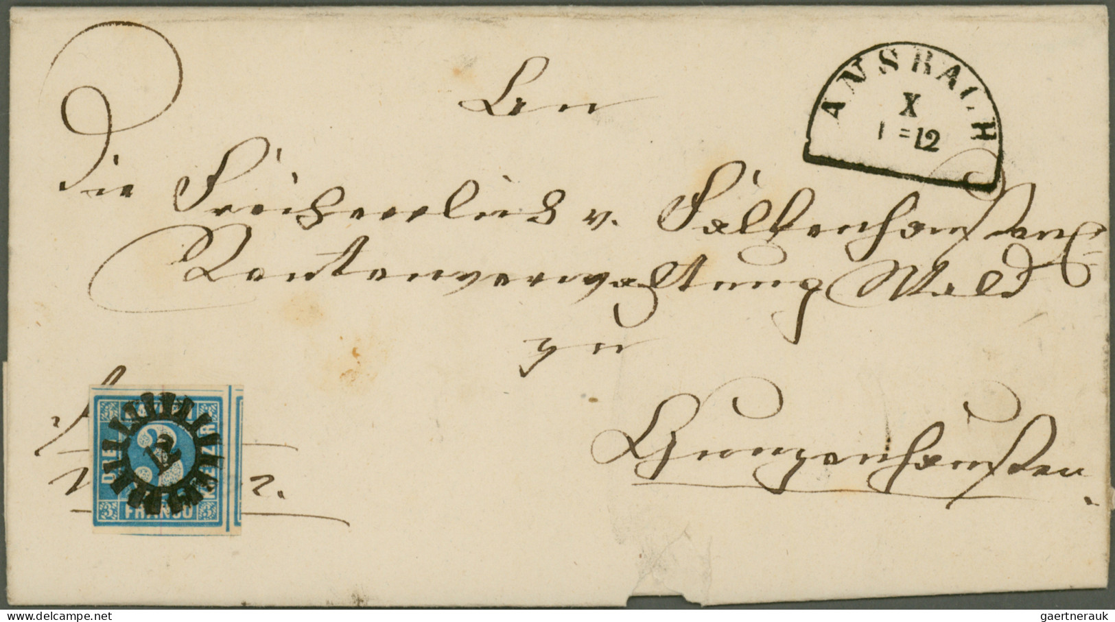 Bayern - Marken Und Briefe: 1804/1920, Vielseitige Partie Von Ca. 100 Briefen Un - Sonstige & Ohne Zuordnung