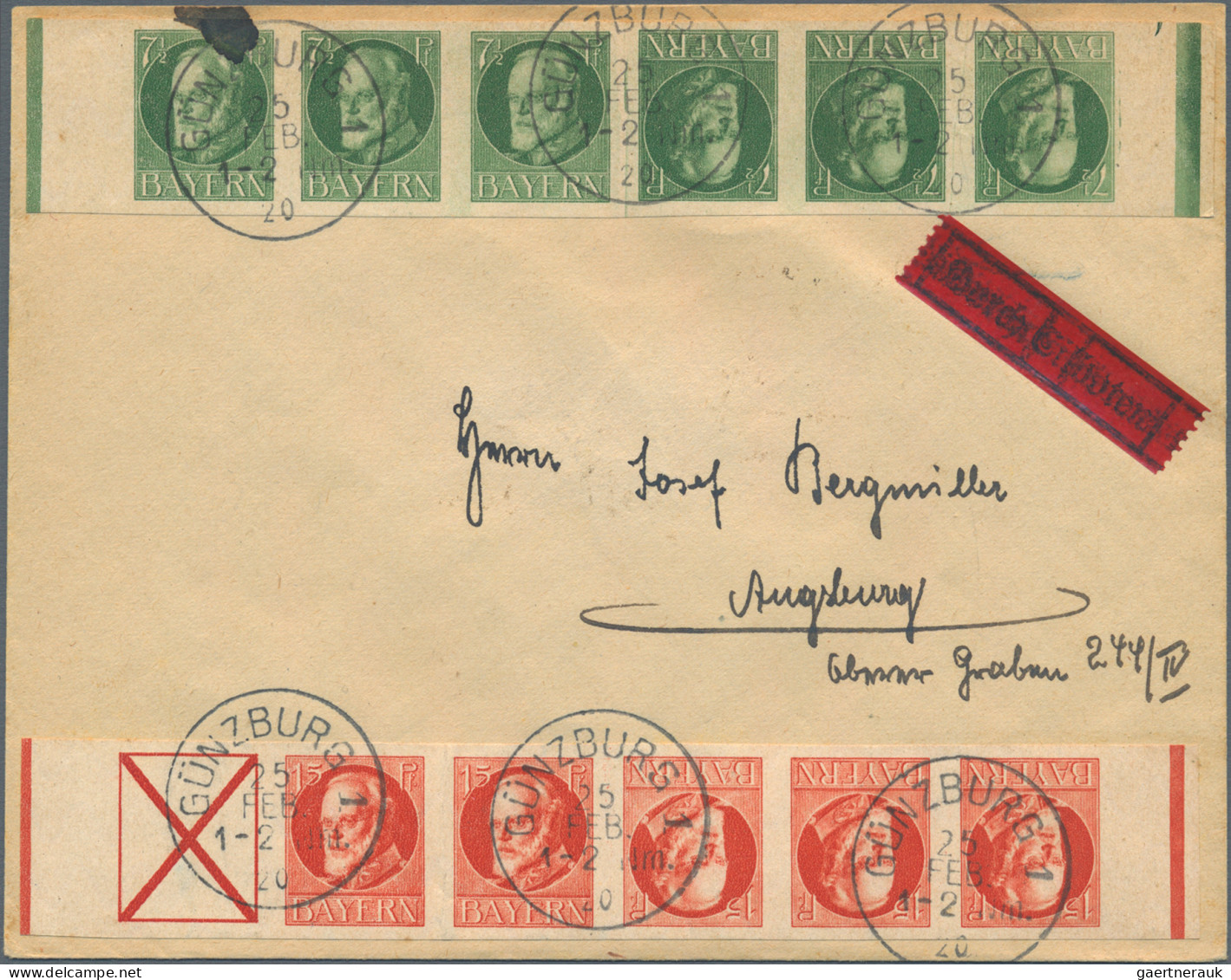 Bayern - Marken Und Briefe: 1850/1919, Partie Von Ca. 53 Briefen Und Karten, Etw - Other & Unclassified