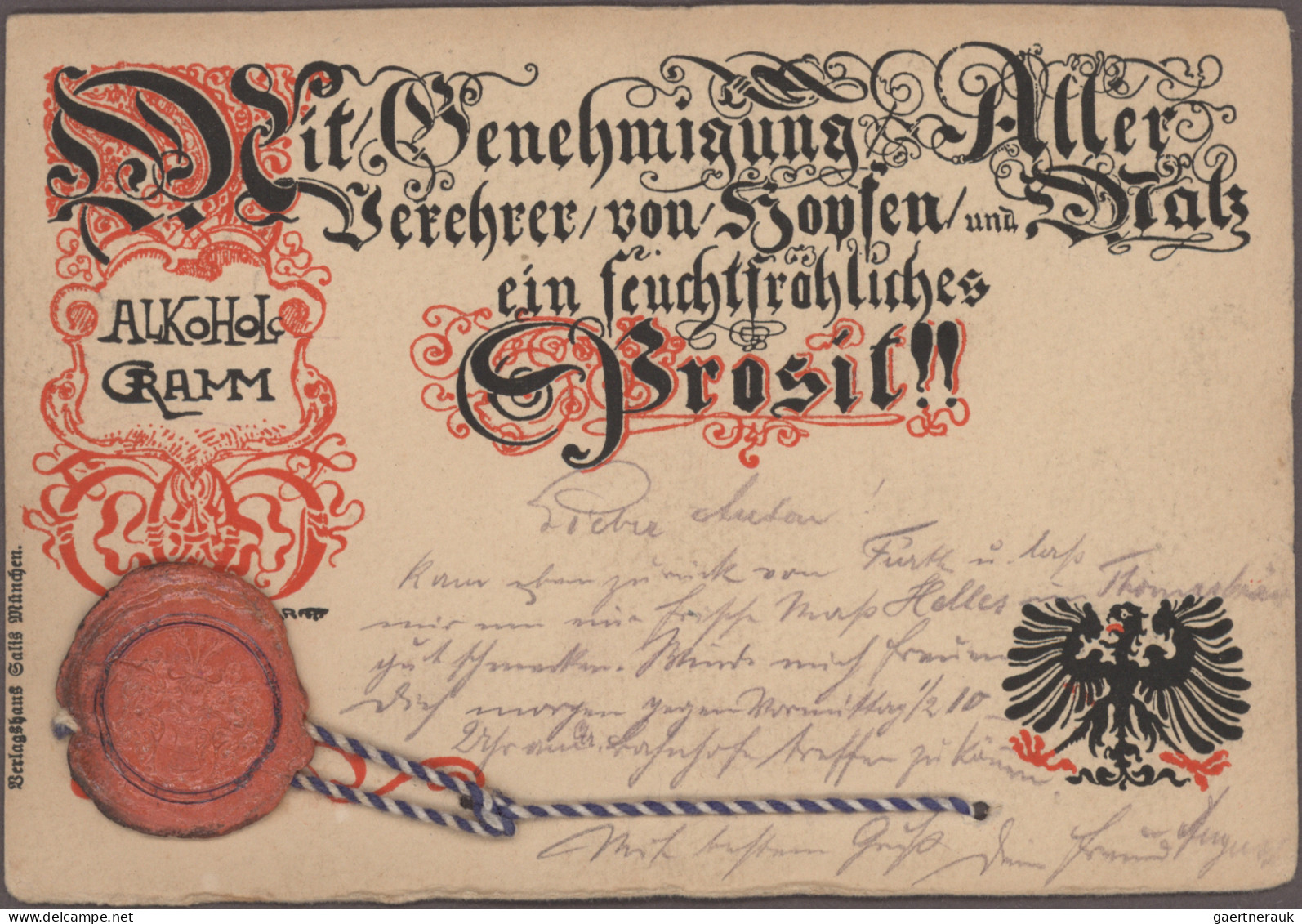 Bayern - Marken Und Briefe: 1875/1922 (ca), Interessanter Posten Mit 125 Belegen - Autres & Non Classés