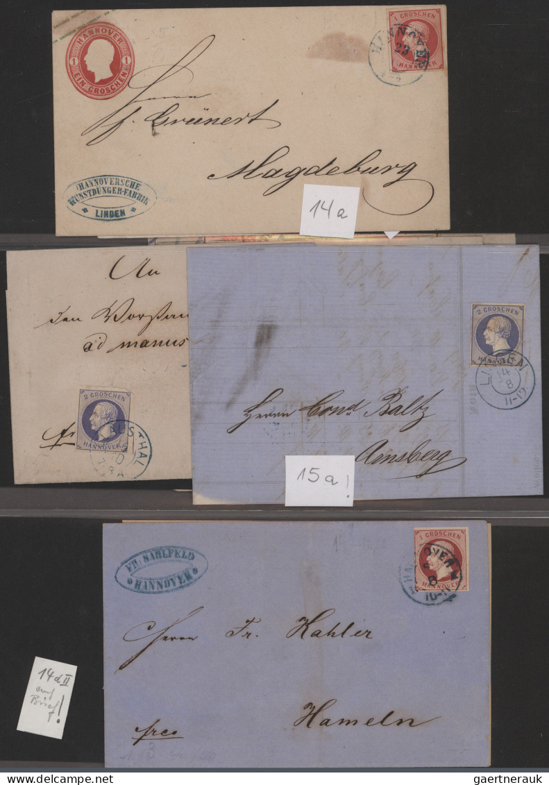 Hannover - Marken Und Briefe: 1850-1867, Sammlung In Beiden Erhaltungen Inkl. 6 - Hanovre