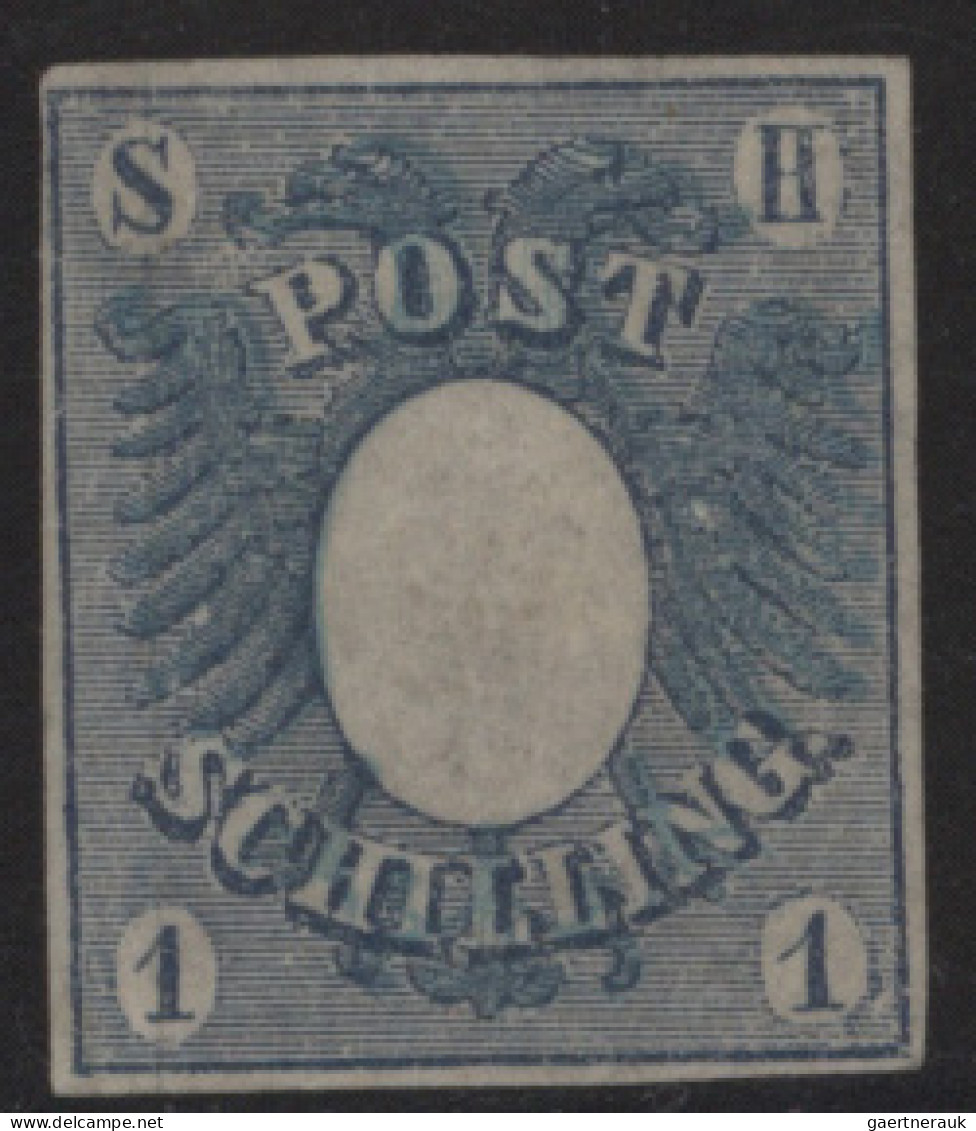 Schleswig-Holstein - Marken Und Briefe: 1850-1867, Sammlung Auf Albumblättern, I - Sonstige & Ohne Zuordnung