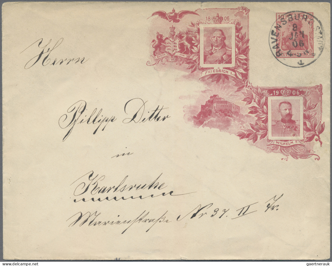 Württemberg - Marken Und Briefe: 1851/1920, RAVENSBURG-Sammlung Mit Belegen Und - Autres & Non Classés